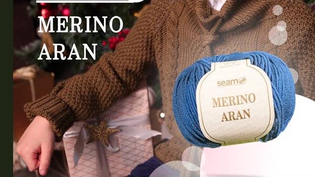 🪢Merino Aran Seam. Идеальная пряжа для кос, жгутов и аранов. (360p)