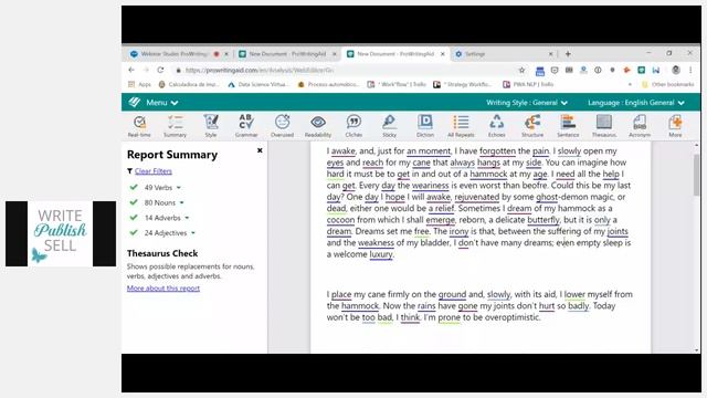 ProWritingAid Webinar, with Chris Banks, CEO and Founder смотреть онлайн