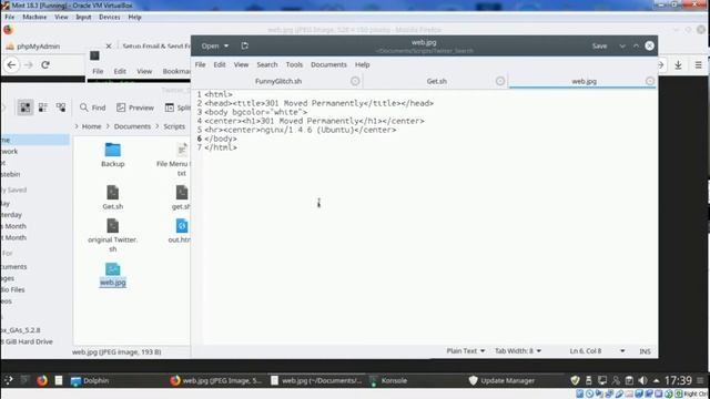 Funny Bash Glitch In Linux Mint смотреть онлайн