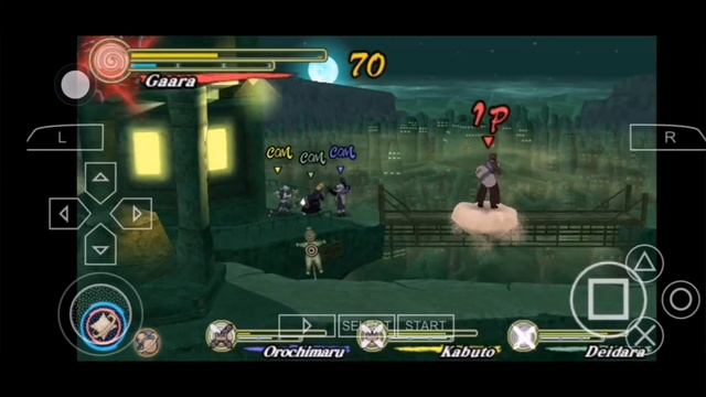 Naruto : Ultimate Ninja Heroes 3 || Gaara Gameplay || King of the Desert смотреть онлайн