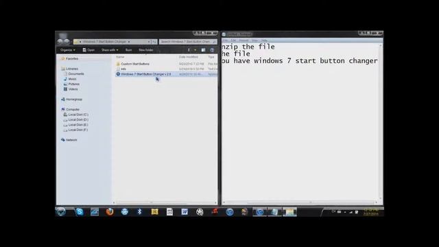 How to change the windows startup button ? [HD] смотреть онлайн
