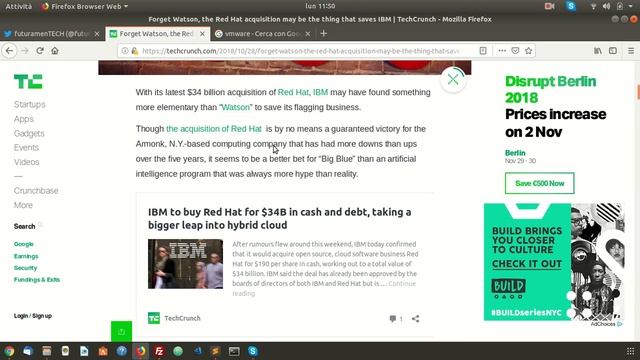 IBM acquisisce RedHat per 34 milairdi di $ смотреть онлайн
