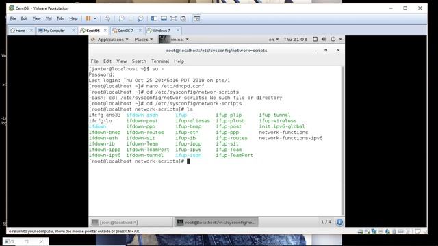 Configuración de DHCP en centos 7 смотреть онлайн