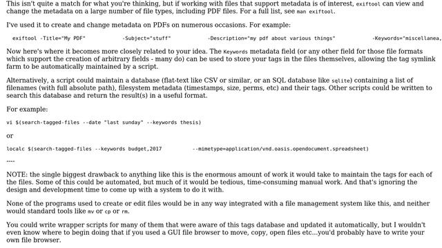 Unix & Linux: Adding tags to files (PDFs) and process from the command-line or script смотреть онлайн