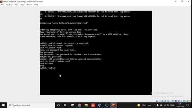 Centos/Linux Password break | Easy method смотреть онлайн