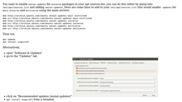 Ubuntu: Update snapcraft to 2.15 смотреть онлайн