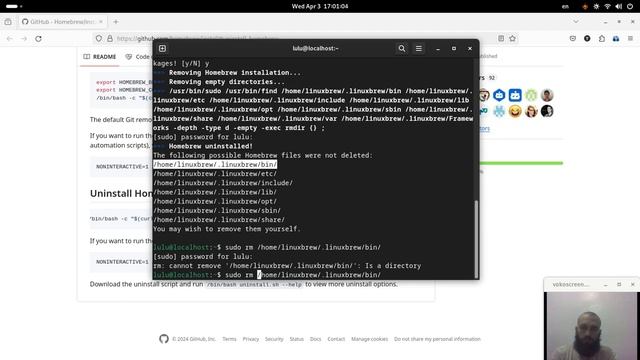 Homebrew (from brew.sh) complete removal/uninstall смотреть онлайн