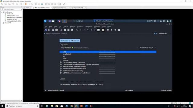 Session 3 - Part 3 - Brief introduction to Wireshark using Kali Linux смотреть онлайн