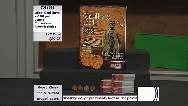 Wheat Cent Starter w/1909 pair & Deluxe Cornerstone Album смотреть онлайн