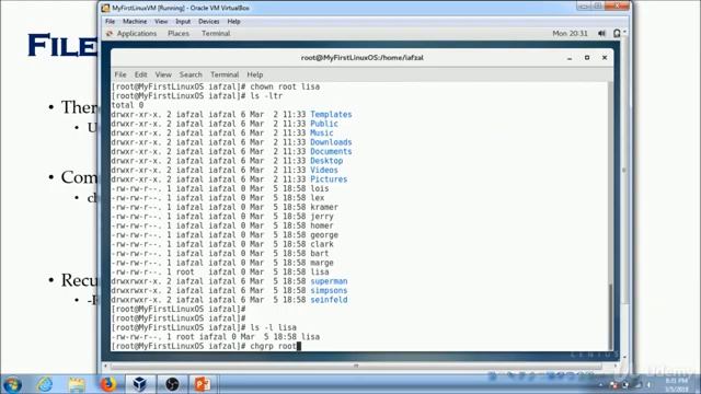 File Ownership command chown, chgrp in Linux смотреть онлайн