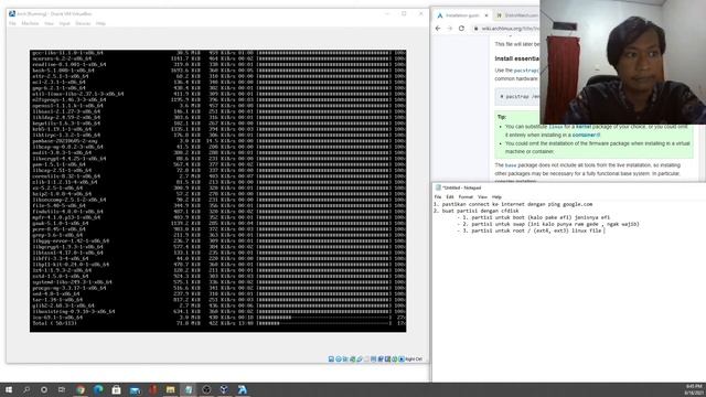 Mencoba Install Arch Linux di UEFI bootloader смотреть онлайн