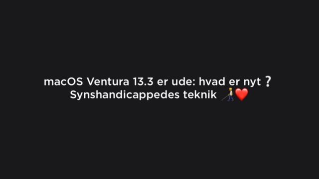 macOS Ventura 13.3 er ude: hvad er nyt? смотреть онлайн