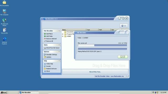 Shredding Windows 2000! смотреть онлайн