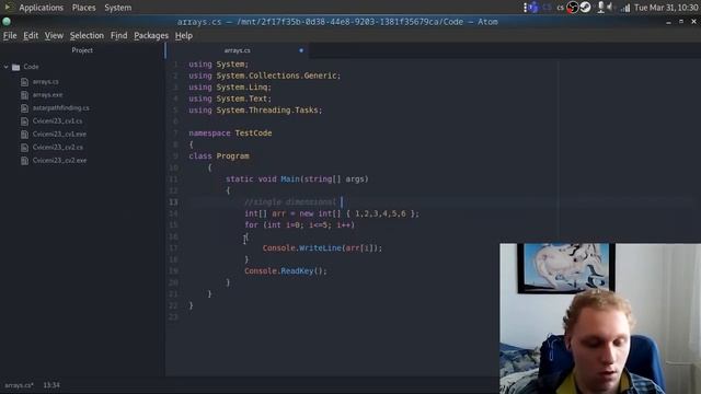 C# made easy - EP4 - Arrays смотреть онлайн