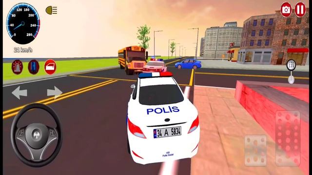 Real Police Car Driving Simulator#15 - Police Car Games - Android IOS Gameplay смотреть онлайн
