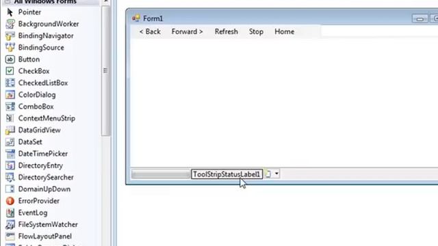 5. Web Browser with added function - Tutorial VB 2008 смотреть онлайн