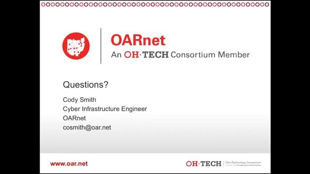 20170818 - OARnet State-Wide perfSONAR monitoring framework смотреть онлайн