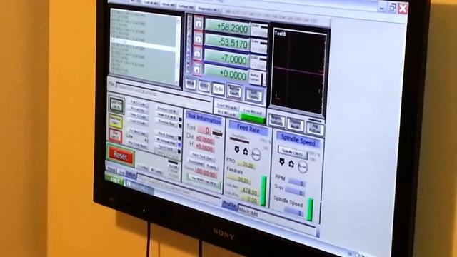 Mach3 CNC software test смотреть онлайн