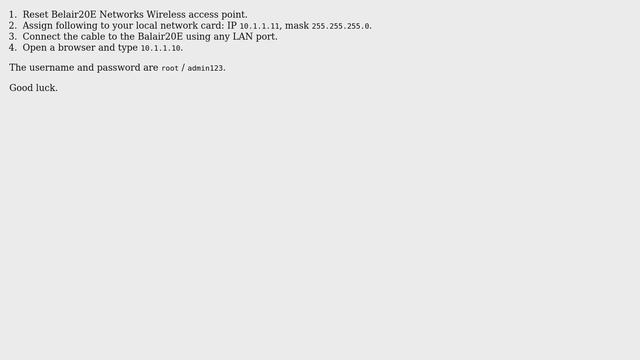 Connect to configuration page of Belair Networks 20E Using Linux Mint (4 Solutions!!) смотреть онлайн