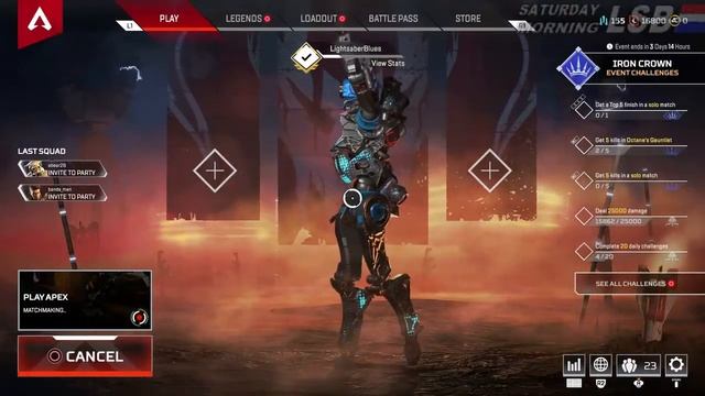 SATURDAY MORNING LSB.... APEX LEGENDS - JUMPMASTER BLUES - EPISODE 40.... смотреть онлайн
