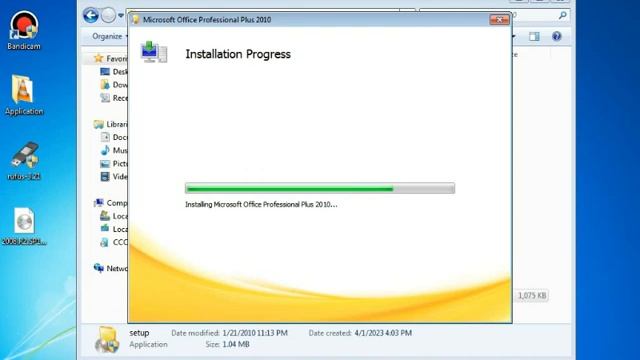 How to Install Microsoft Office 2010 and VLC Application смотреть онлайн
