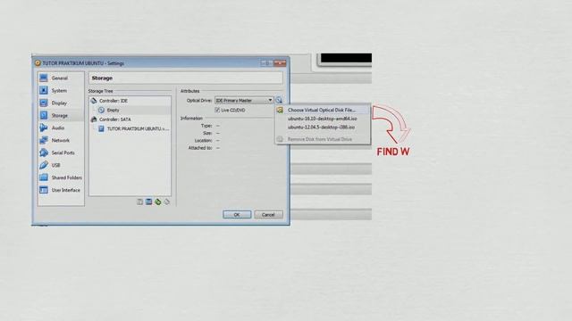 Tutorial Instal Linux Ubutu on VirtualBox( image only ) смотреть онлайн