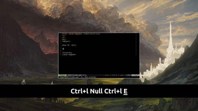 Email Workflow Demo (Neovim, NeoMutt, UltiSnips, Khard/omnifunc contact completion) смотреть онлайн