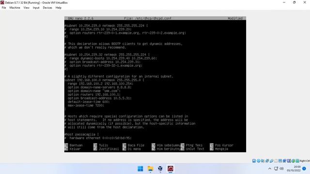 ASJ - DHCP Server Linux Debian 8.7 смотреть онлайн
