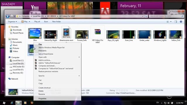 Windows7 Tip: Setting A Video As Desktop Background смотреть онлайн