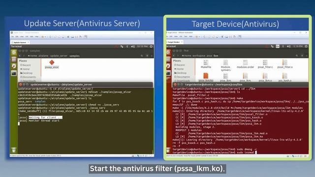 The demo video of book 'Beginning Linux Antivirus Development' смотреть онлайн