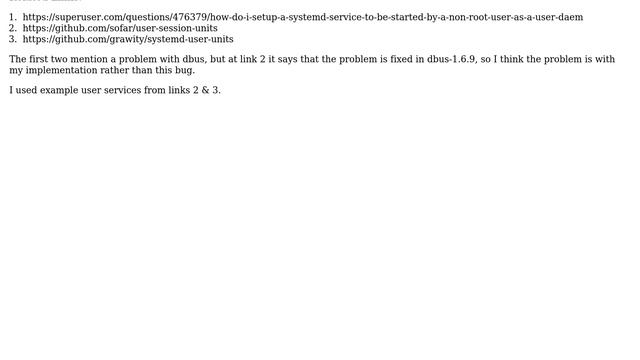 Unix & Linux: Trouble with dbus and systemd/user (3 Solutions!!) смотреть онлайн