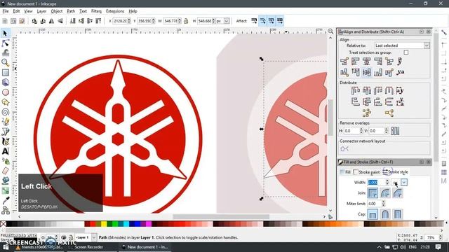 Inkscape Howto - Yamaha Logo смотреть онлайн