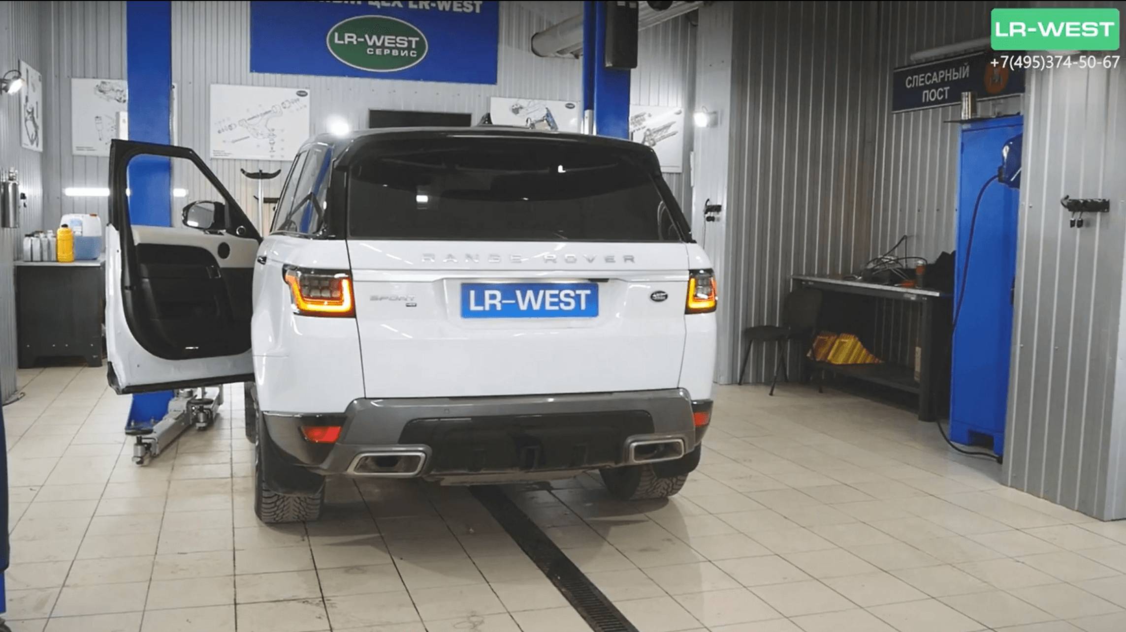 Рестайлинг Range Rover Sport. Обзор задних фонарей от 2018 года смотреть онлайн