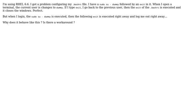 Unix & Linux: bashrc behaviour differs when opening a session or opening a terminal смотреть онлайн