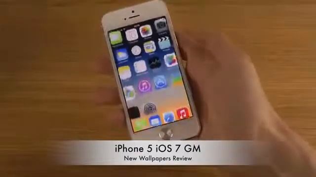 iPhone 5 iOS 7 GM New Wallpapers Review1103 смотреть онлайн