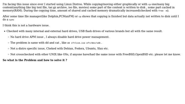 Content cached in RAM while writing to disk - Linux (2 Solutions!!) смотреть онлайн