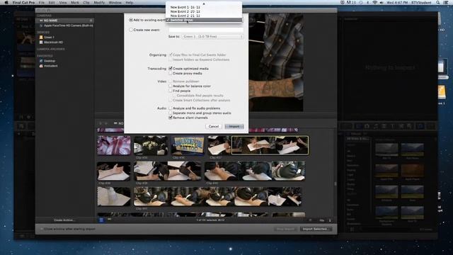 Final Cut X Import смотреть онлайн
