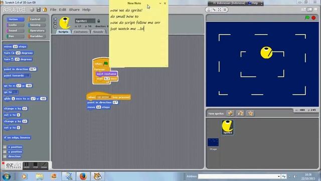 Scratch- how to do pac man смотреть онлайн