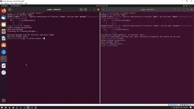 UDP Client Server смотреть онлайн
