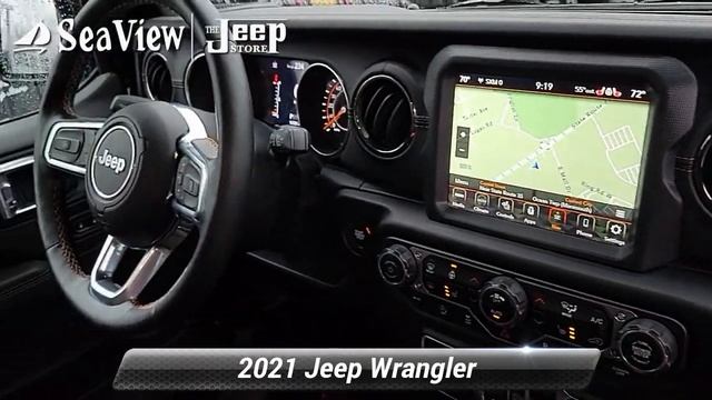 Certified 2021 Jeep Wrangler Unlimited Sahara High Altitude, Ocean Township, NJ MW659050 смотреть онлайн