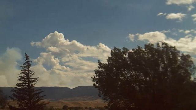 Fire on the Mountain (Day 2) 91012 Casper, WY time lapse смотреть онлайн