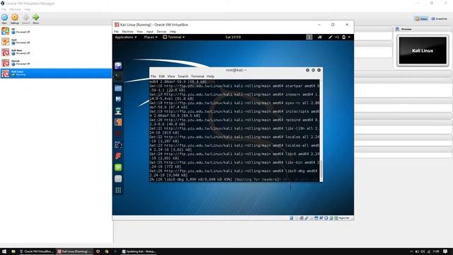 Update and Upgrade kali Linux смотреть онлайн