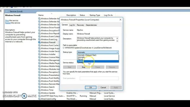 How To Turn Off Windows Firewall In Windows 10/8.1/8/7 смотреть онлайн