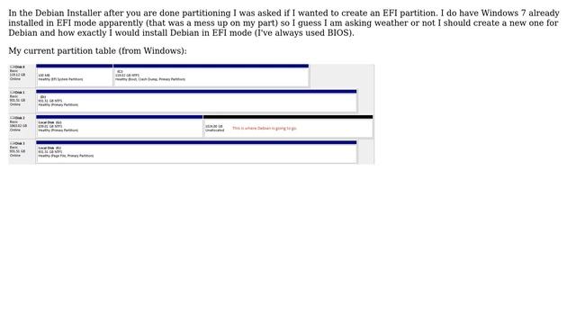Should I create an EFI Partition In The Debian Installer? смотреть онлайн