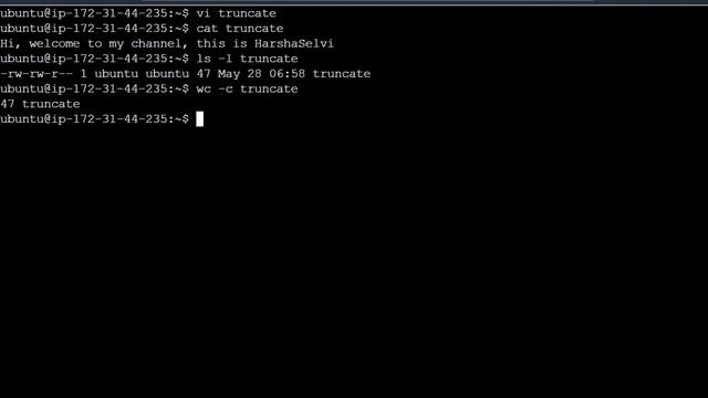 Linux Truncate | Tamil | HarshaSelvi смотреть онлайн