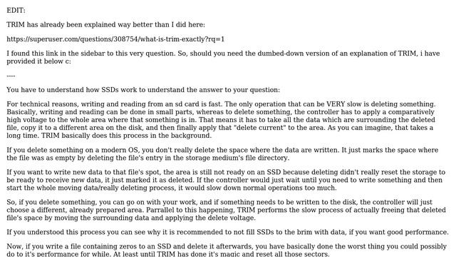 Unix & Linux: TRIM vs Writing Zeros: The same? смотреть онлайн