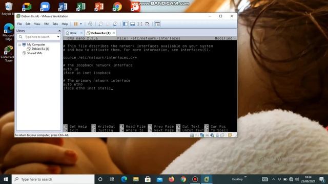 konfigurasi IP Address Debian 8 diVMware смотреть онлайн