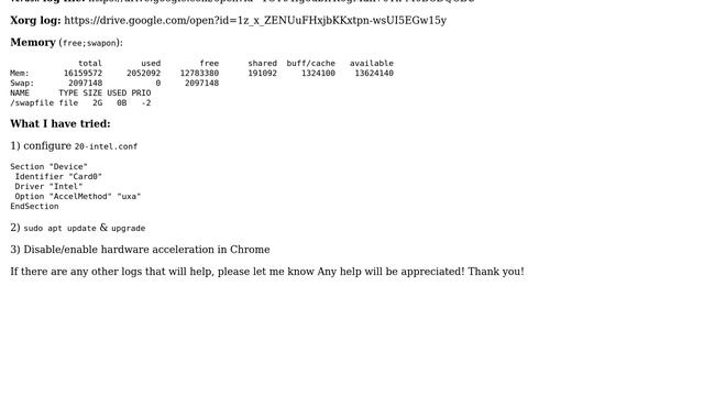 Ubuntu: Xorg on Ubuntu 18.04 LTS crashes frequently when playing videos смотреть онлайн