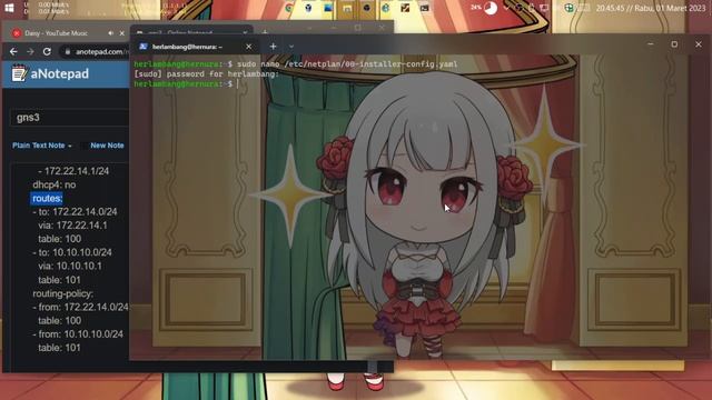 GNS3 : Ubuntu Server sebagai Router смотреть онлайн