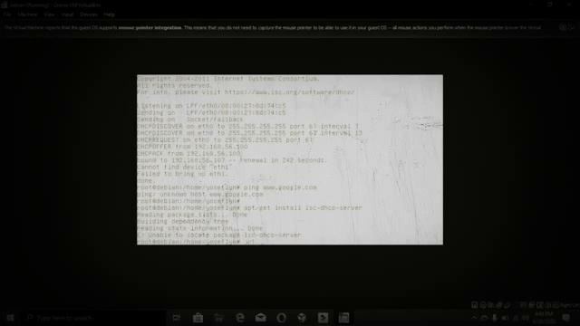 Setting DHCP SERVER pada debian смотреть онлайн
